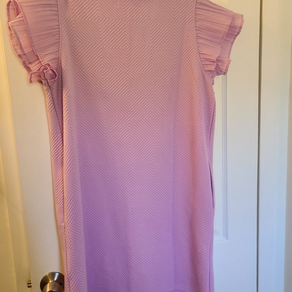 Simply Southern Lavender dress with Crystal detailing and flutter sleeves NWT - Picture 9 of 9